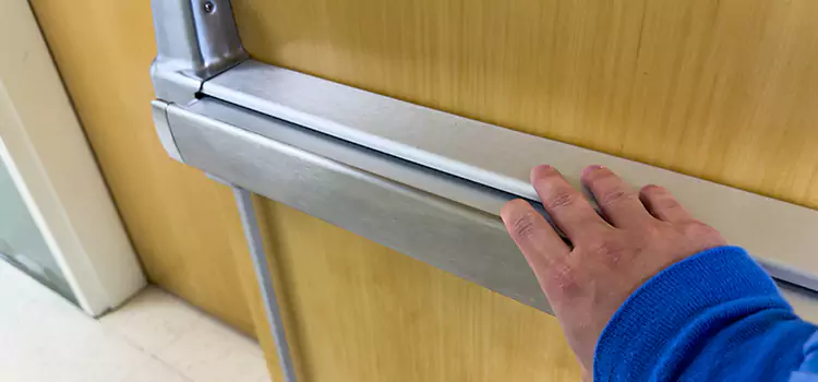 Installing a Push Bar on a Door Auburn